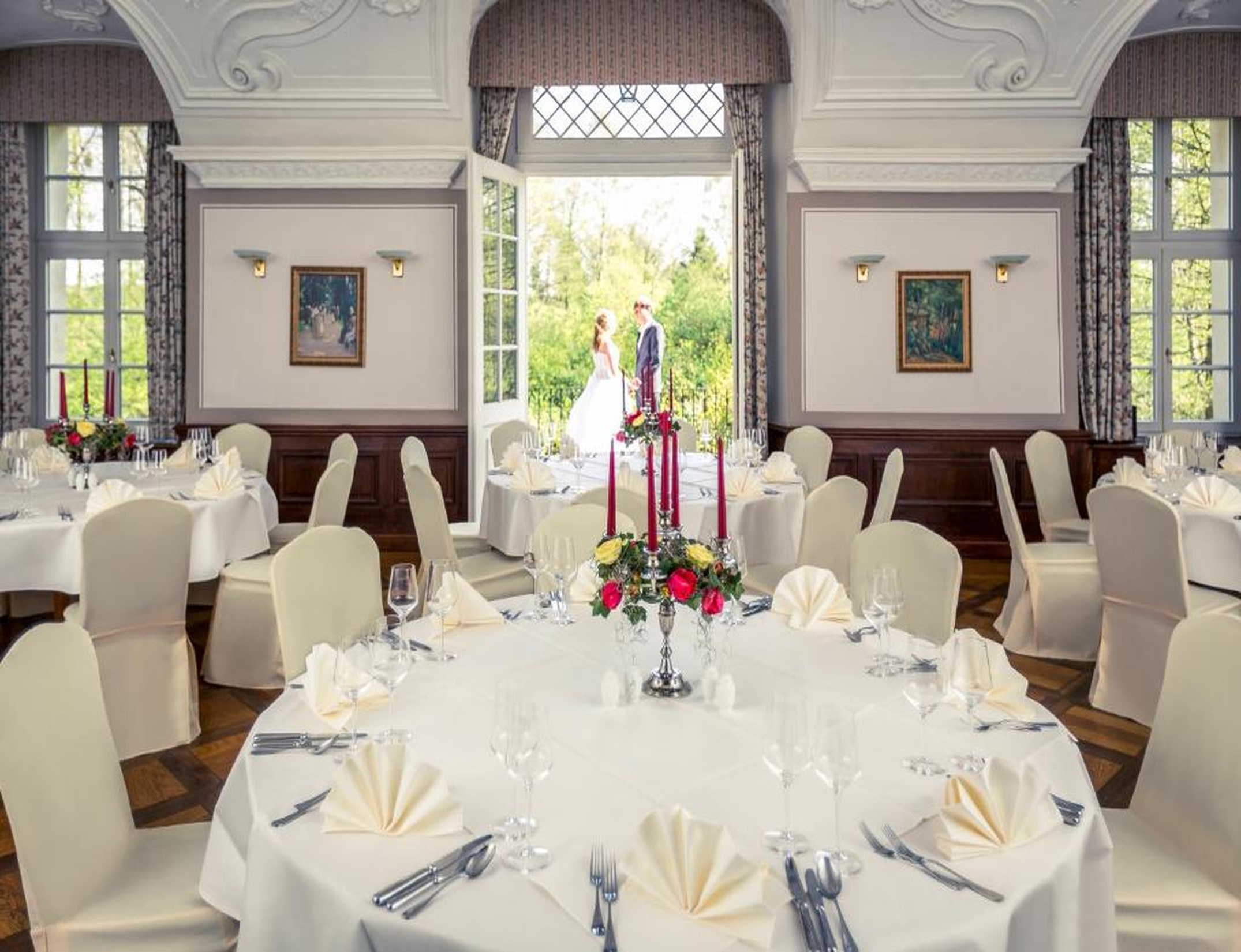 Historic vaulted cellar of Restaurant Wallenstein's